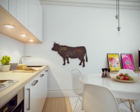 30平米一居室简约 家装厨房效果图