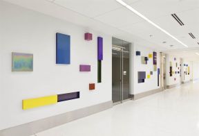 医院装修效果图 医院走廊背景图片