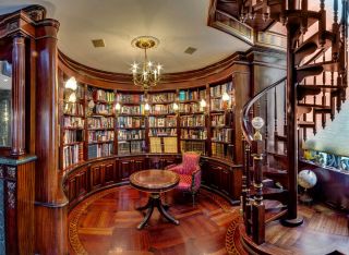 古典欧式风格办公室书柜