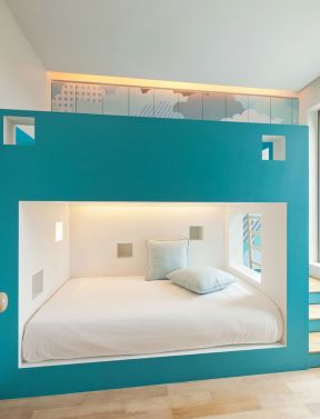 超现代家装 高低床装修效果图片