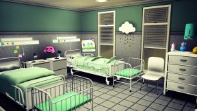 妇产医院室内病房装饰装修设计效果图