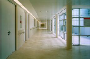 妇产医院装修效果图 走廊装修效果图片