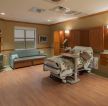 现代中式元素医院卧室室内背景图片