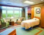 现代田园风格医院卧室室内背景图片
