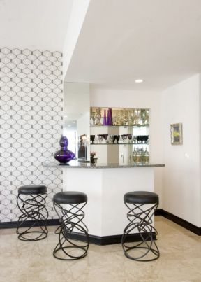 室内设计现代简约风格 吧凳装修效果图片