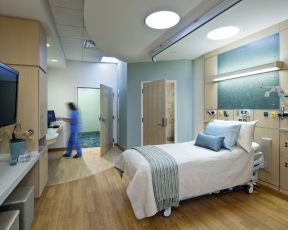 医院卧室室内背景图片 时尚现代风格