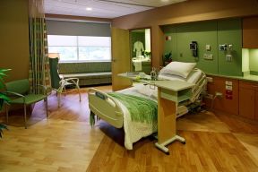 医院卧室室内背景图片 美式田园装修风格