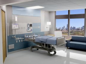 现代设计医院室内病房装修图 