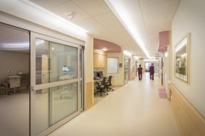 妇科医院装修效果图之走廊