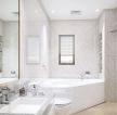 现代别墅卫生间家居按摩浴缸装修效果图片