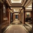 中式风格别墅走廊装修设计效果图片