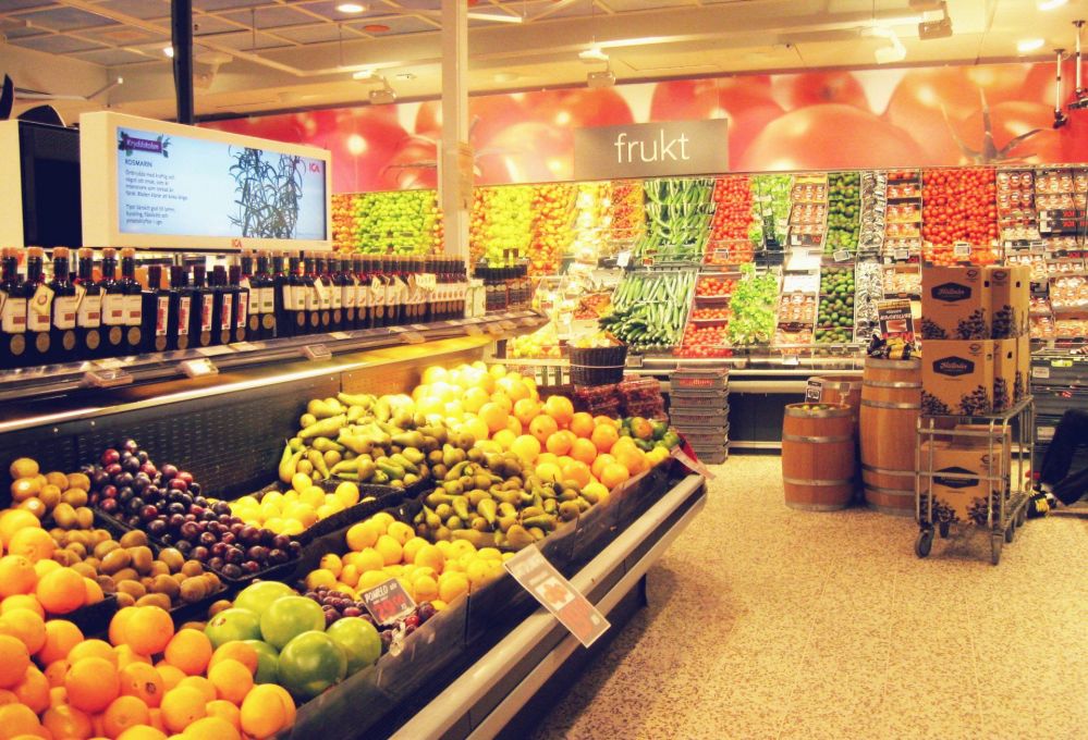 国外蔬菜超市装修效果图