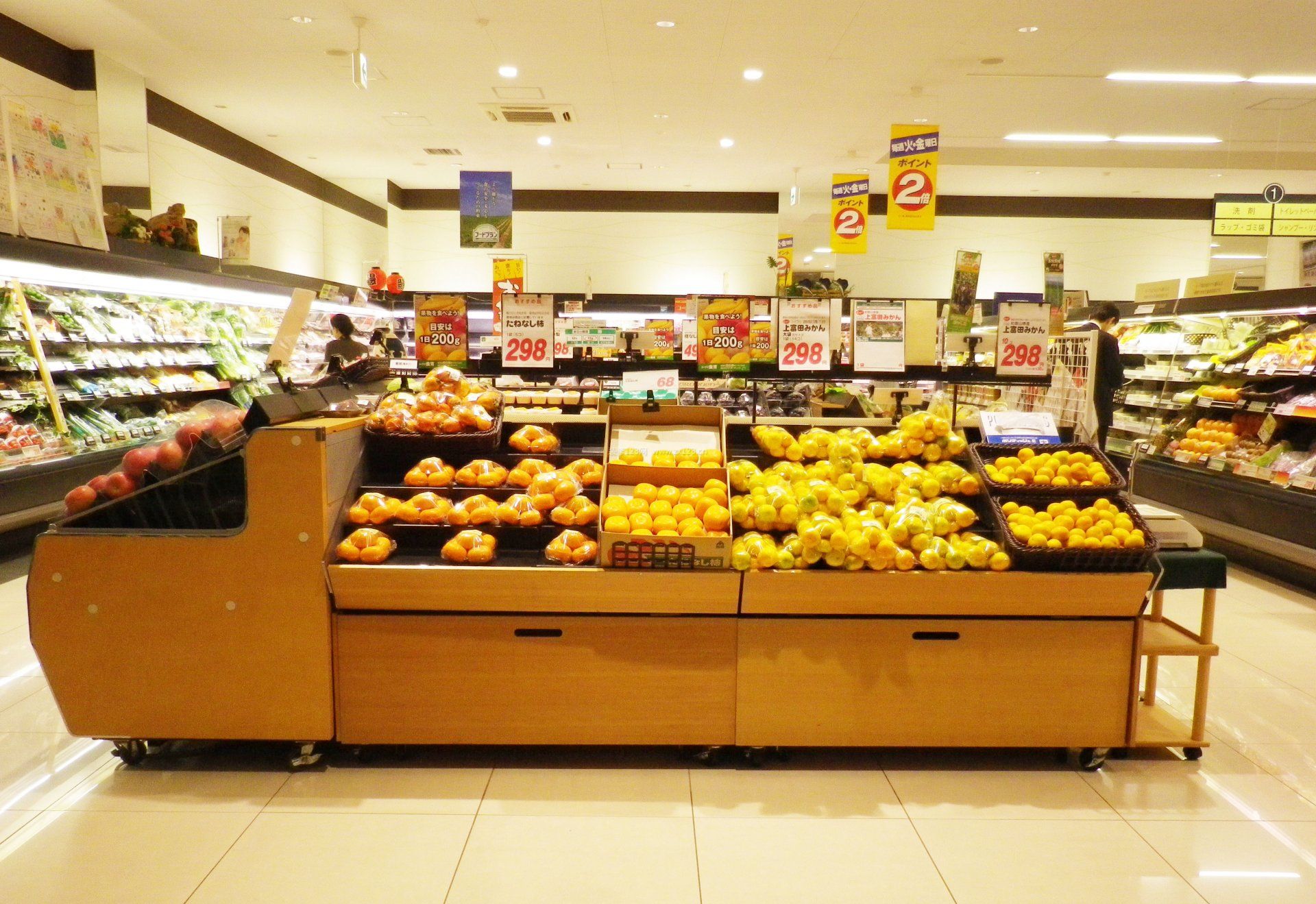 蔬菜超市内部装修效果图图片