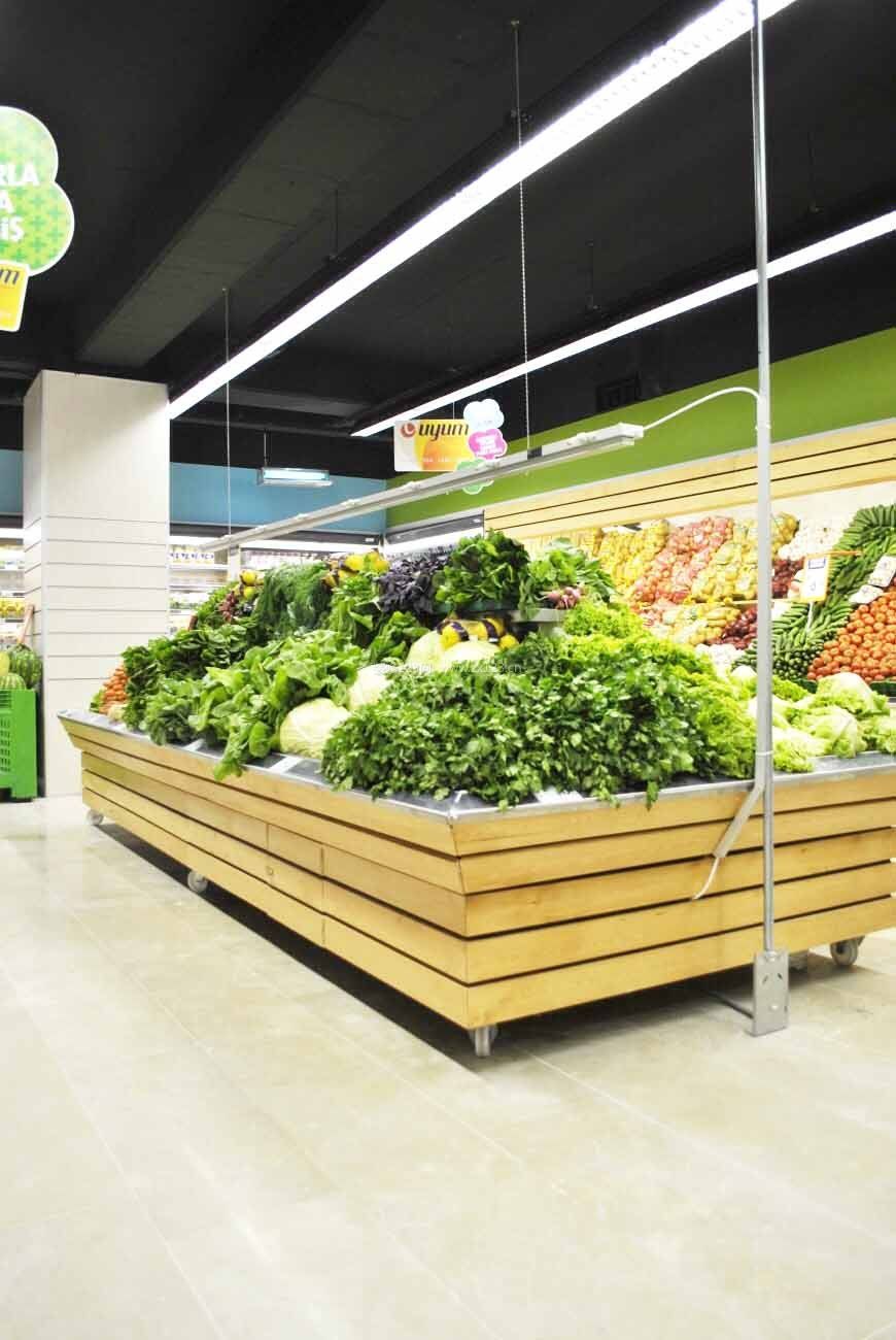 国外蔬菜超市室内装修效果图