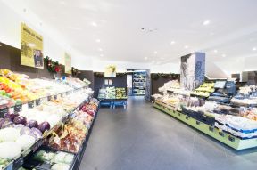现代蔬菜超市室内装修效果图片