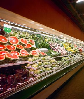 蔬菜超市内部装修效果图片