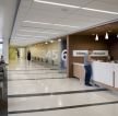 现代医院大厅走廊装修效果图片
