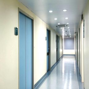 简约设计风格医院大厅走廊效果图