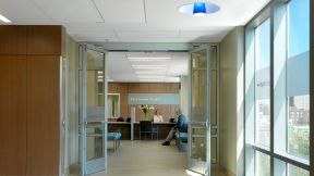 医院室内装修效果图 走廊装修效果图片