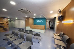 最新现代医院装修效果图 等候椅装修效果图片