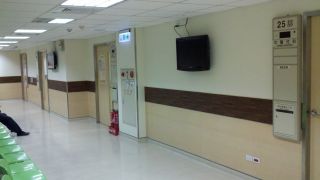 中医医院走廊装修效果图片