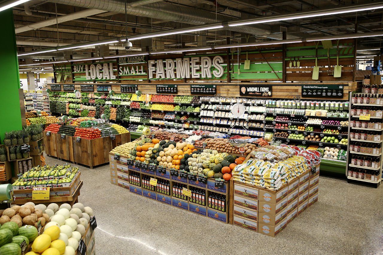 超市陈列设计效果图片2023