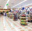 超市室内货架陈列设计效果图