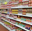 超市室内货架陈列设计效果图片