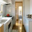 美式简约室内装修小面积厨房效果图片