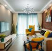 2023小户型公寓设计沙发背景墙装修效果图片
