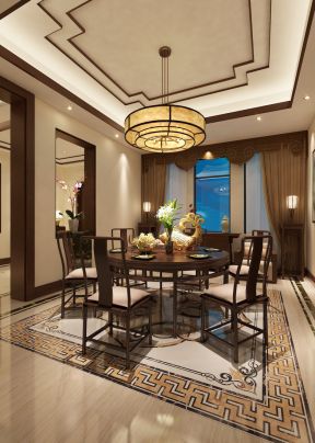 中式風(fēng)格家具 中式餐廳設(shè)計(jì)效果圖