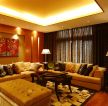 现代中式客厅沙发颜色搭配效果图