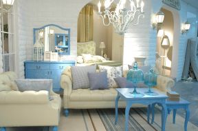 客厅沙发颜色 地中海风格家居设计