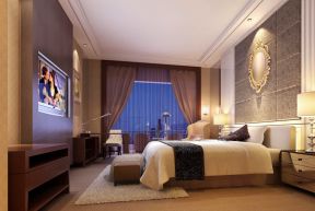 大型别墅设计女生卧室简单装修效果图片