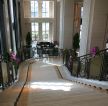 酒店大厅室内楼梯装修效果图片