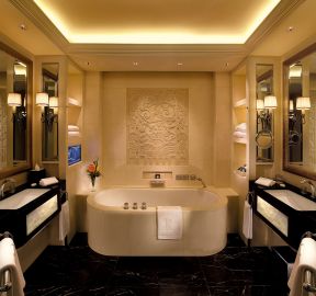 快捷酒店室内整体浴室装修案例图片 