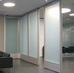 现代简约风格装修玻璃办公室效果图