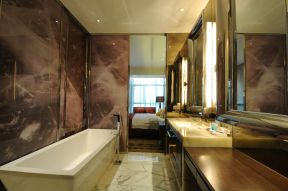 五星级酒店装修效果图 整体浴室图片