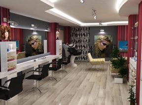 美發(fā)店效果圖 美發(fā)店室內(nèi)裝修效果圖片