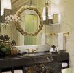 星级酒店室内浴室镜子装修效果图片