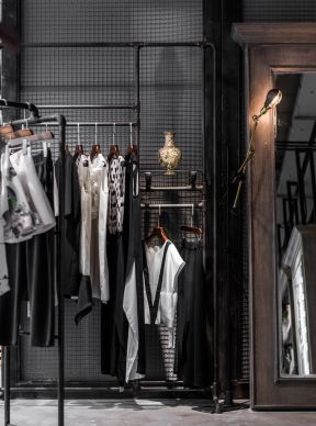門面裝修 服裝門面裝修效果圖片