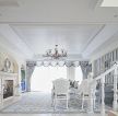 2023地中海别墅风格建筑室内客厅装修效果图片