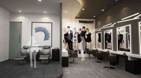 室内韩国美发店装饰装修效果图图片