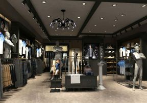 服裝店門面裝修效果圖 室內設計