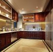 中式简约风格厨房壁柜装修效果图片
