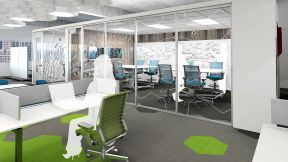 50平方米办公室装修 现代办公室风格