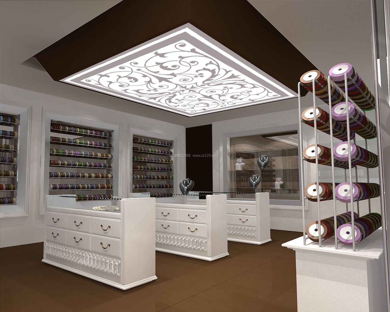 簡約時尚風格展示柜裝修效果圖片