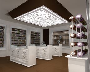 簡約時尚風格展示柜裝修效果圖片