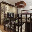 中式风格小客厅壁纸装修效果图欣赏