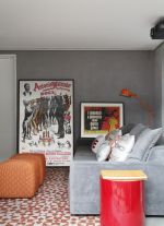 现代风格小户型客厅灯具装修效果图片